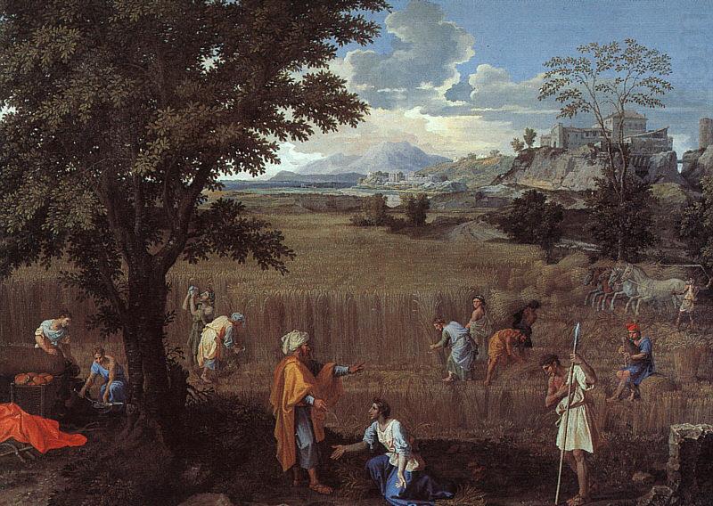 Nicolas Poussin The Summer  Ruth and Boaz china oil painting image